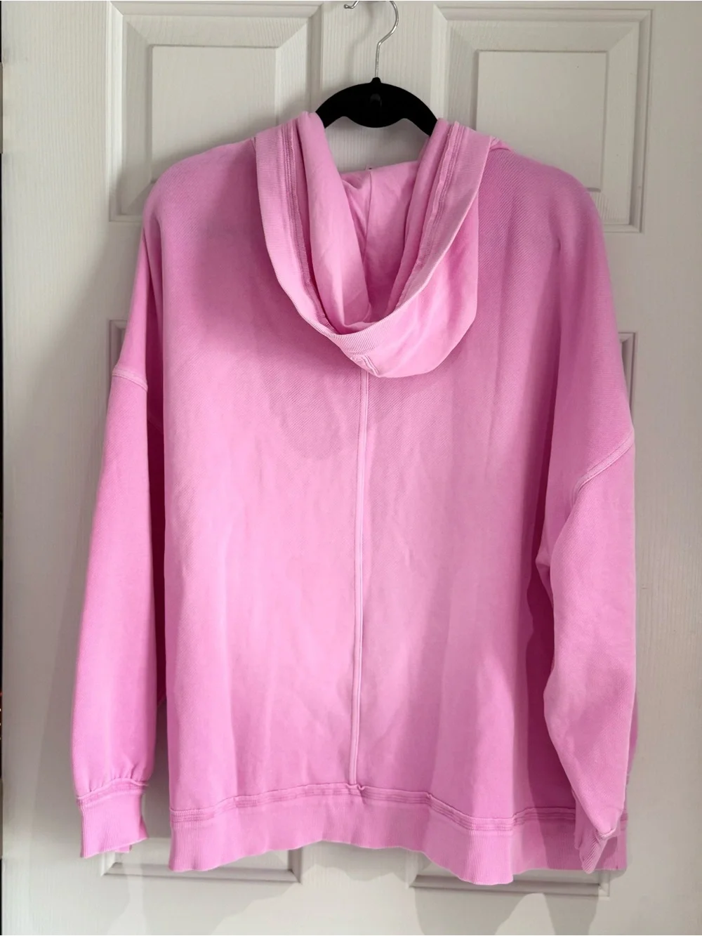 PINK Victoria's Secret Pink Half-Zip Hoodie Pullover Oversized - Picture 2 of 12